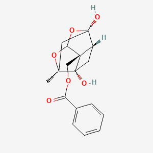 molecular formula C17H18O6 B3029550 Paeoniflorgenin CAS No. 697300-41-7