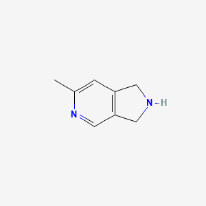molecular formula C8H10N2 B3029559 6-Methyl-2,3-dihydro-1H-pyrrolo[3,4-c]pyridine CAS No. 69958-53-8