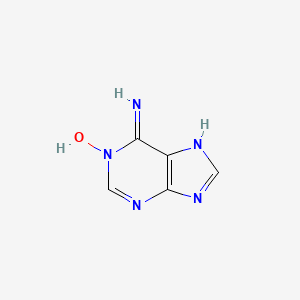 molecular formula C5H5N5O B3029560 Adenine, 1-oxide CAS No. 700-02-7