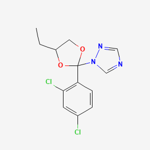 1-[2-(2,4-Dichlorophenyl)-4-ethyl-1,3-dioxolan-2-yl]-1,2,4-triazole