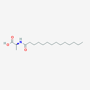 molecular formula C17H33NO3 B3029585 N-Tetradecanoyl-L-alanine CAS No. 71448-29-8