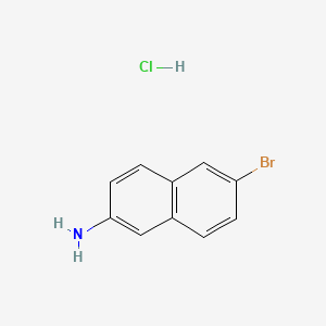 molecular formula C10H9BrClN B3029588 6-Bromonaphthalen-2-amine hydrochloride CAS No. 71590-31-3