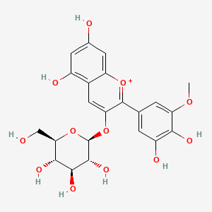 molecular formula C22H23O12+ B3029599 Petunidin 3-glucoside CAS No. 71991-88-3