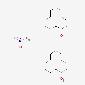 molecular formula C24H47NO5 B3029603 Cyclododecanol;cyclododecanone;nitric acid CAS No. 72162-23-3