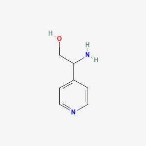 molecular formula C7H10N2O B3029610 2-氨基-2-(吡啶-4-基)乙醇 CAS No. 724463-81-4