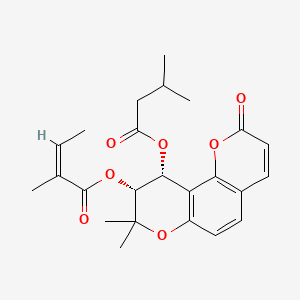 molecular formula C24H28O7 B3029611 Praeruptorin C CAS No. 72463-77-5