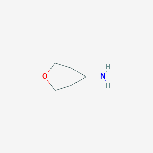 molecular formula C5H9NO B3029612 3-Oxabicyclo[3.1.0]hexan-6-amine CAS No. 724701-02-4