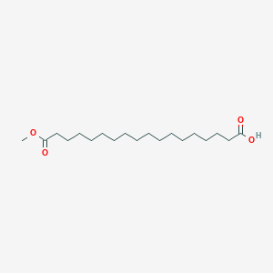molecular formula C19H36O4 B3029622 18-Methoxy-18-oxooctadecanoic acid CAS No. 72849-35-5