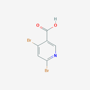 molecular formula C6H3Br2NO2 B3029628 4,6-Dibromonicotinic acid CAS No. 73027-77-7