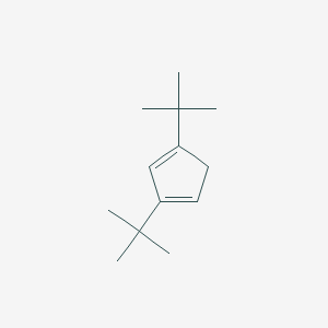 molecular formula C13H22 B3029630 1,3-Cyclopentadiene,1,3-bis(1,1-dimethylethyl)- CAS No. 73046-16-9