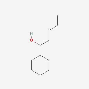 molecular formula C11H22O B3029639 1-Cyclohexyl-1-pentanol CAS No. 7338-43-4