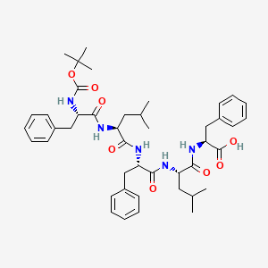 molecular formula C44H59N5O8 B3029643 BOC-FlFlF CAS No. 73572-58-4