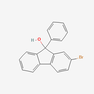 B3029648 2-Bromo-9-phenyl-9H-fluoren-9-ol CAS No. 736928-22-6