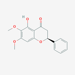 molecular formula C17H16O5 B3029649 Onysilin CAS No. 73695-94-0