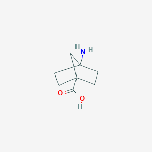 molecular formula C8H13NO2 B3029651 4-氨基双环[2.2.1]庚烷-1-羧酸 CAS No. 737693-57-1