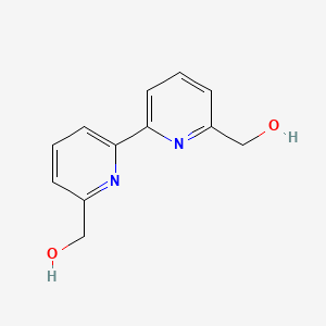 molecular formula C12H12N2O2 B3029654 [6-[6-(羟甲基)吡啶-2-基]吡啶-2-基]甲醇 CAS No. 74065-63-7
