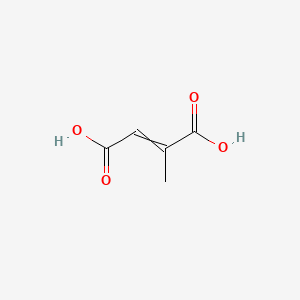 molecular formula C5H6O4 B3029655 2-Methylbut-2-enedioic acid CAS No. 7407-59-2