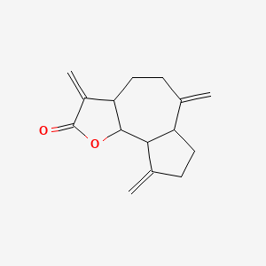 3,6,9-Trimethylidene-3a,4,5,6a,7,8,9a,9b-octahydroazuleno[4,5-b]furan-2-one