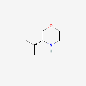 molecular formula C7H15NO B3029674 (R)-3-isopropylmorpholine CAS No. 74572-01-3