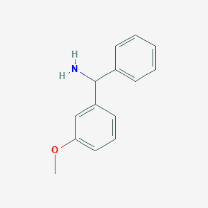 molecular formula C14H14ClNO2 B3029694 3-Methoxybenzhydrylamine CAS No. 752924-21-3