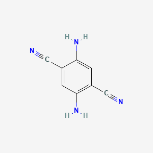 molecular formula C8H6N4 B3029701 2,5-二氨基对苯二甲腈 CAS No. 75636-88-3