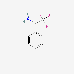 molecular formula C9H10F3N B3029703 2,2,2-Trifluoro-1-(p-tolyl)ethanamine CAS No. 75703-26-3