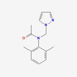 molecular formula C14H17N3O B3029708 Metazachlor metabolite M6 CAS No. 75972-11-1