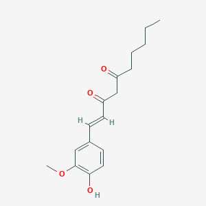 molecular formula C17H22O4 B3029713 [6]-Dehydrogingerdione CAS No. 76060-35-0