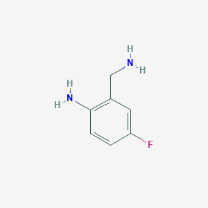 molecular formula C7H9FN2 B3029737 2-(Aminomethyl)-4-fluoroaniline CAS No. 771572-99-7