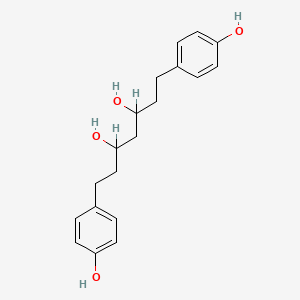 molecular formula C19H24O4 B3029805 (+)-Hannokinol CAS No. 79120-40-4