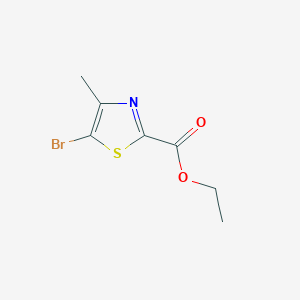 molecular formula C7H8BrNO2S B3029809 Ethyl 5-bromo-4-methylthiazole-2-carboxylate CAS No. 79247-80-6