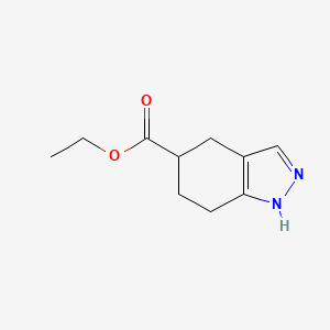 molecular formula C10H14N2O2 B3029812 Ethyl 4,5,6,7-tetrahydro-1H-indazole-5-carboxylate CAS No. 792848-34-1