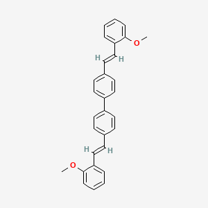 molecular formula C30H26O2 B3029814 4,4'-Bis(2-methoxystyryl)-1,1'-biphenyl CAS No. 79448-61-6