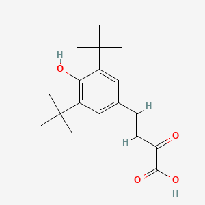 molecular formula C18H24O4 B3029819 GABAB receptor antagonist 1 
