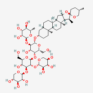 molecular formula C55H90O25 B3029827 Tribulosin CAS No. 79974-46-2