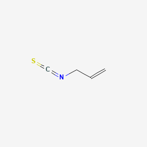 molecular formula C4H5NS<br>C4H5NS<br>CH2=CHCH2N=C=S B3029839 Allyl isothiocyanate CAS No. 8007-40-7