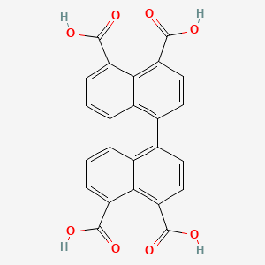 molecular formula C24H12O8 B3029864 perylene-3,4,9,10-tetracarboxylic acid CAS No. 81-32-3