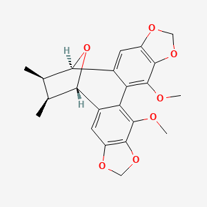 molecular formula C22H22O7 B3029875 Schisandrin C epoxide 