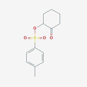 molecular formula C13H16O4S B3029882 Cyclohexanone, 2-[[(4-methylphenyl)sulfonyl]oxy]- CAS No. 81447-34-9