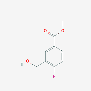 Methyl 4-fluoro-3-(hydroxymethyl)benzoate