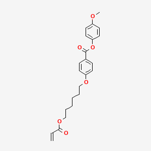 molecular formula C23H26O6 B3029891 4-Methoxyphenyl 4-((6-(acryloyloxy)hexyl)oxy)benzoate CAS No. 82200-53-1