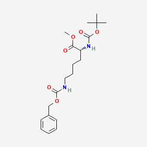 (R)-Methyl 6-(((benzyloxy)carbonyl)amino)-2-((tert-butoxycarbonyl)amino)hexanoate