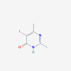 molecular formula C6H7IN2O B3029912 5-Iodo-2,6-dimethylpyrimidin-4-ol CAS No. 83410-37-1