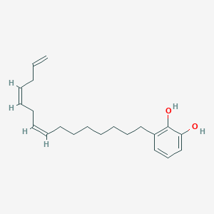 molecular formula C21H30O2 B3029916 Urushiol (15:3) CAS No. 83543-37-7
