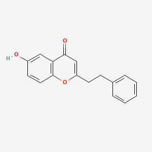 B3029933 2-Phenethyl-6-hydroxychromone CAS No. 84294-90-6
