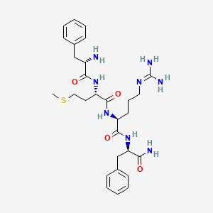 molecular formula C29H42N8O4S B3029936 Phe-met-arg-D-phe amide CAS No. 84413-35-4