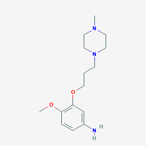 4-Methoxy-3-(3-(4-methylpiperazin-1-YL)propoxy)aniline