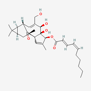 molecular formula C30H42O6 B3029952 3-O-(2'E,4'Z-decadienoyl)ingenol 