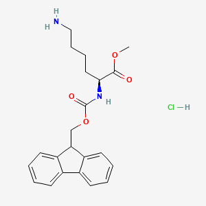 (S)-Methyl 2-((((9H-fluoren-9-yl)methoxy)carbonyl)amino)-6-aminohexanoate hydrochloride