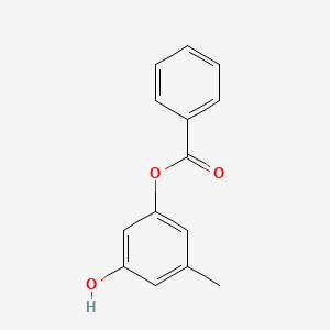 3-Hydroxy-5-methylphenyl benzoate